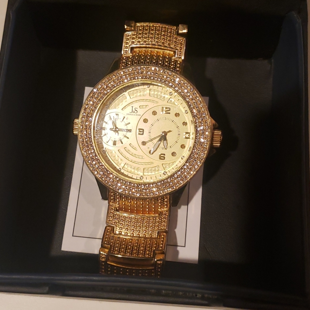 Joshua & Sons gold watch